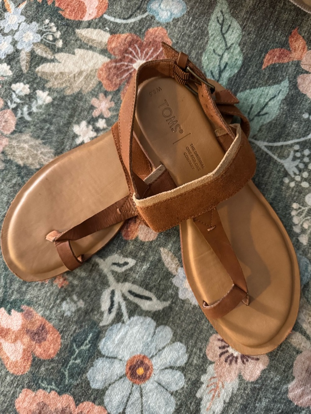 TOMS Bree Women’s Brown Suede Strap Sandals